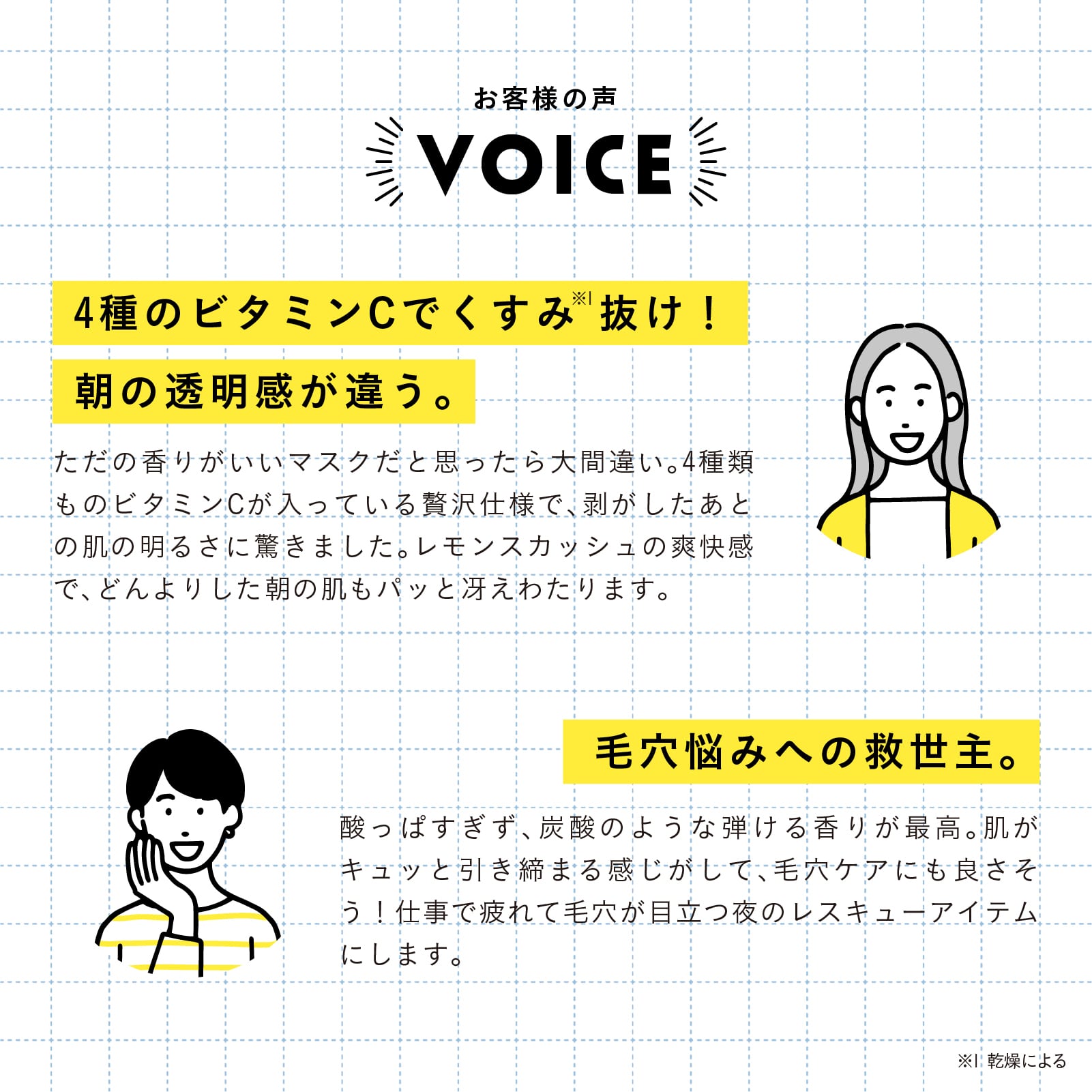 【mifull】夏色ドロップ とろける雫シートマスク レモンスカッシュ｜フェイスパック CICA配合 4種のビタミンC配合 AHA 1枚入