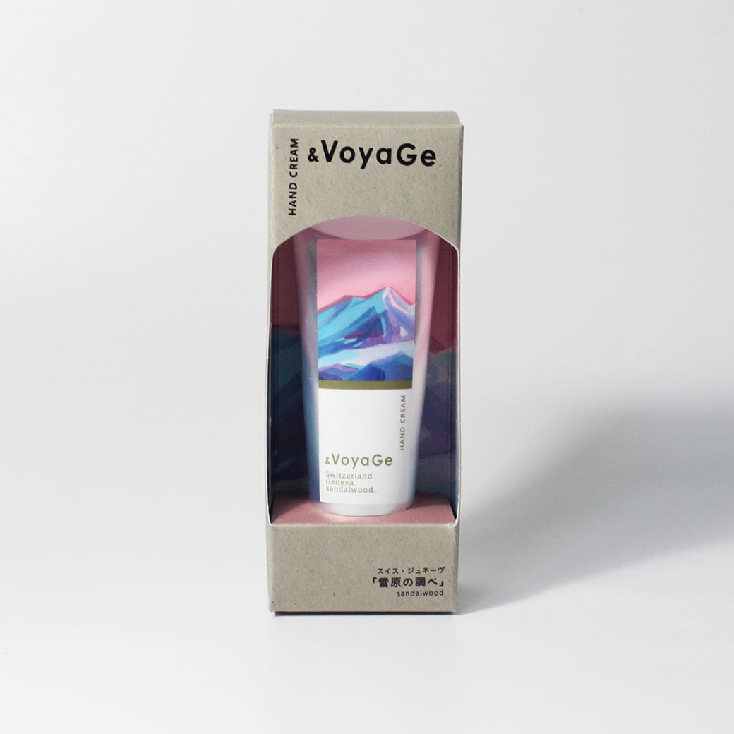 【mifull】&VoyaGe ハンドクリーム スイス｜サンダルウッドの香り CICA配合 高保湿