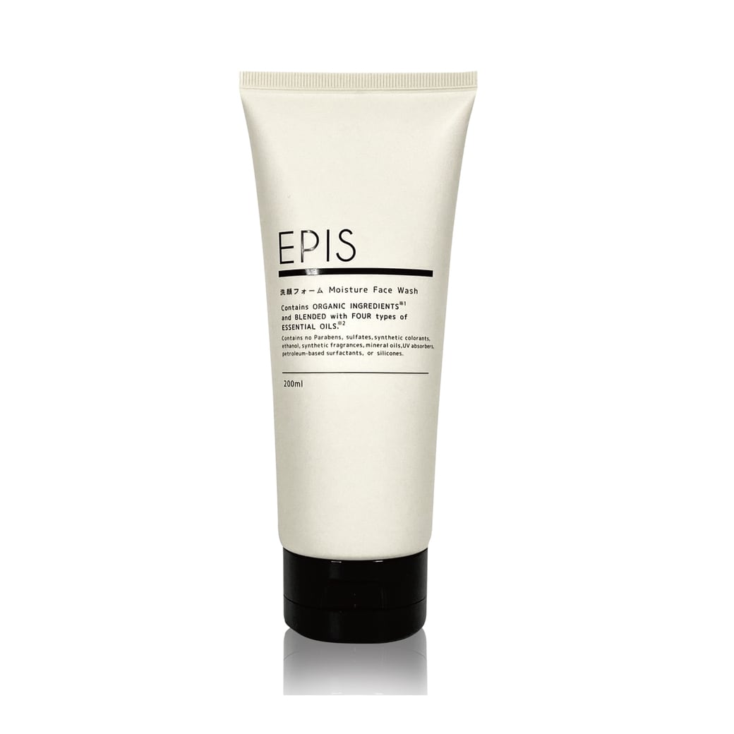 EPIS フェイスウォッシュ 200ml｜オーガニック 洗顔フォーム もっちり泡 毛穴ケア 保湿 日本製