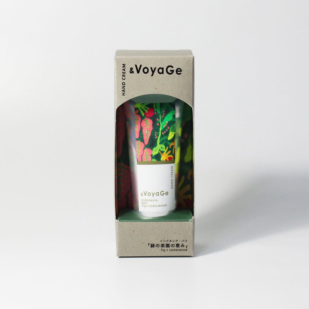 【mifull】&VoyaGe ハンドクリーム バリ｜いちじくの香り CICA配合 高保湿