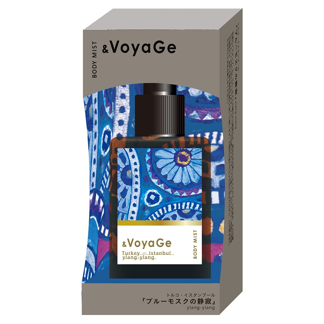 【mifull】&VoyaGe ボディミスト トルコ｜イランイランの香り CICA配合 保湿ミスト