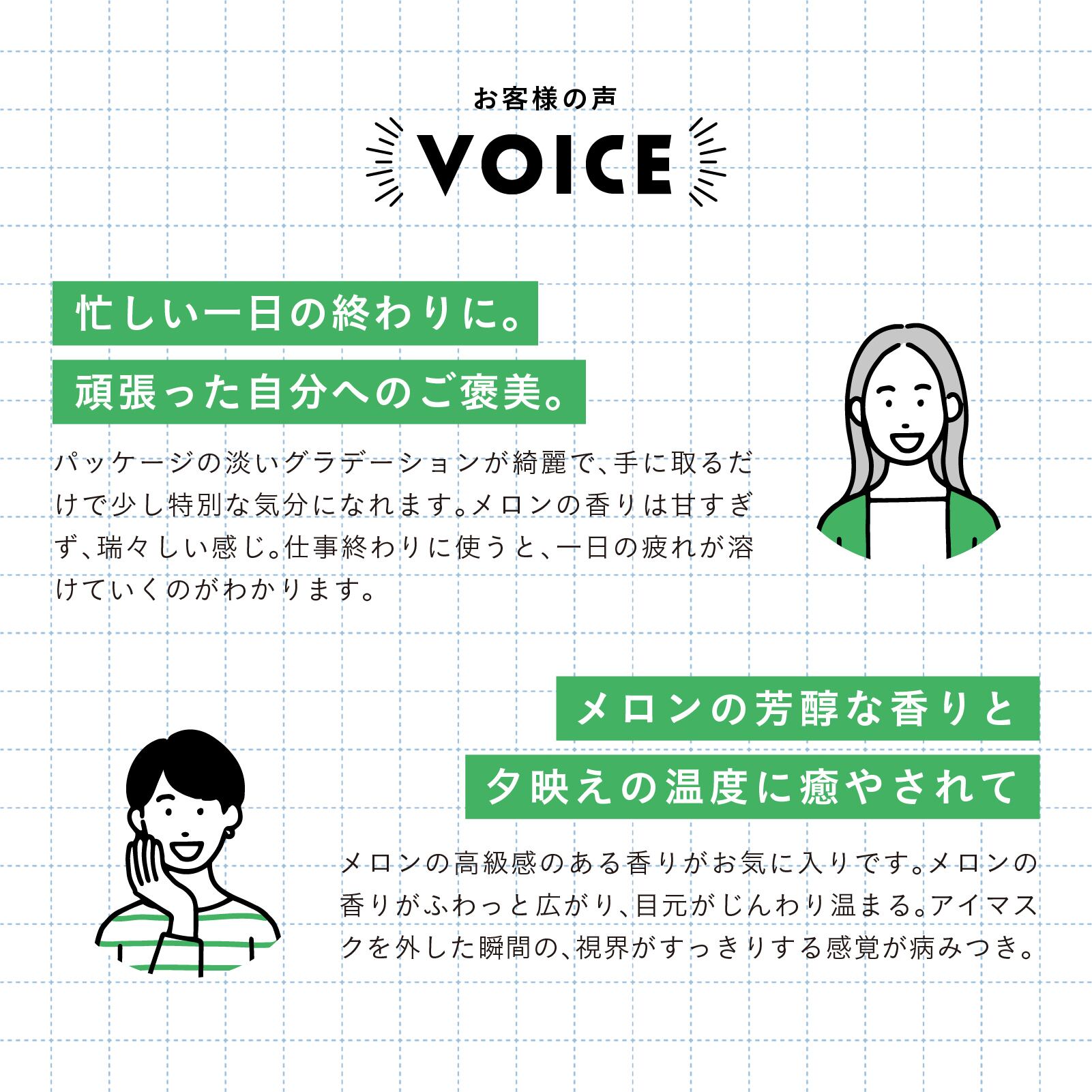 【mifull】夏色ドロップ マジックアワーホットアイマスク3P メロン｜ギフト 3枚入 使い捨て 癒しグッズ