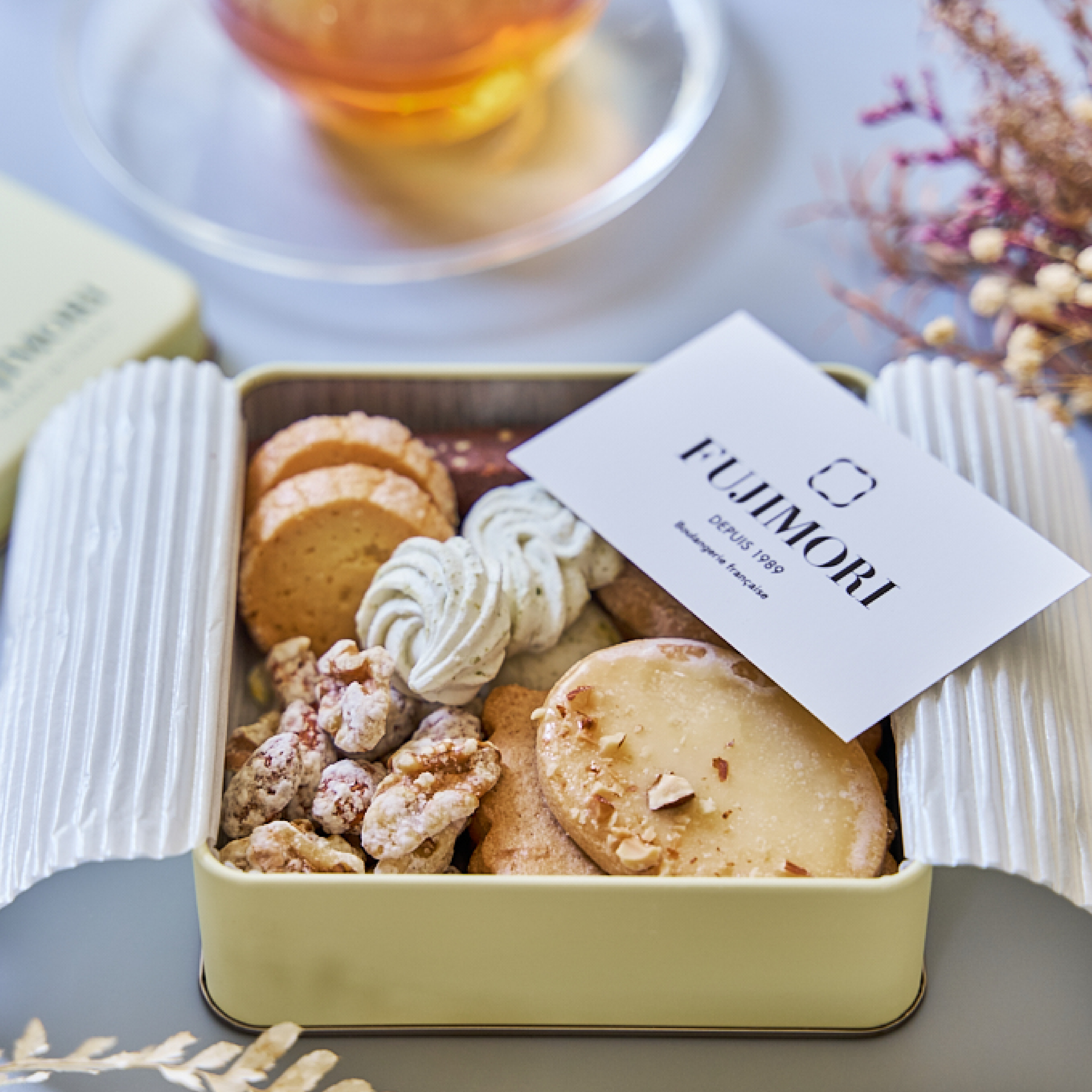 【季節限定！】秋のクッキー缶 automne〜オトンヌ〜コーヒーやスペキュロス