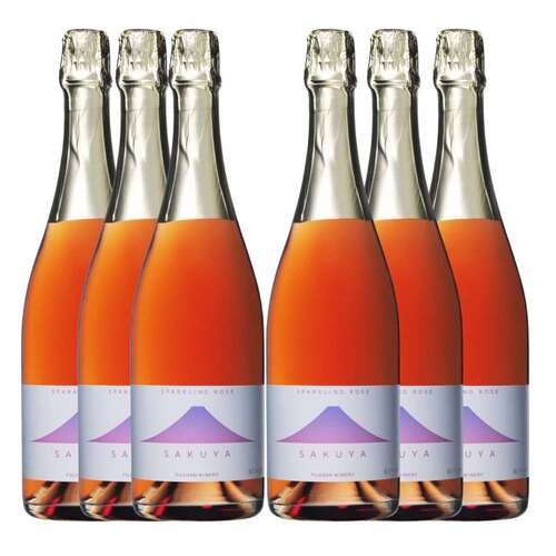 ＜6本セット＞【フランス産輸入ワイン使用】SAKUYA SPARKLING ROSE