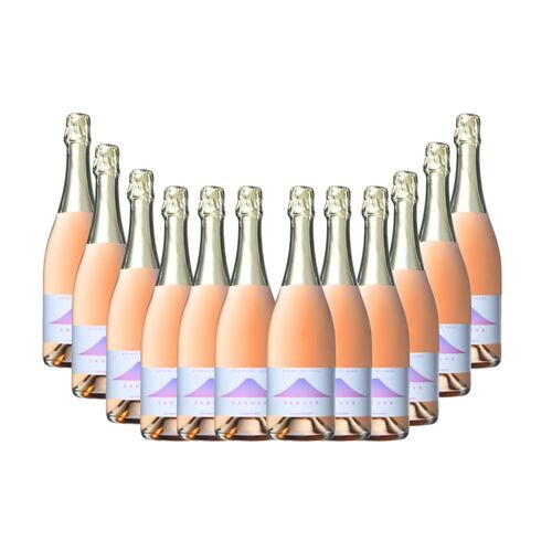 12本セット【日本ワイン】SAKUYA SPARKLING ROSE  Koshu Muscat Bailey A Blend 甲州 50%・マスカットベーリーA50%