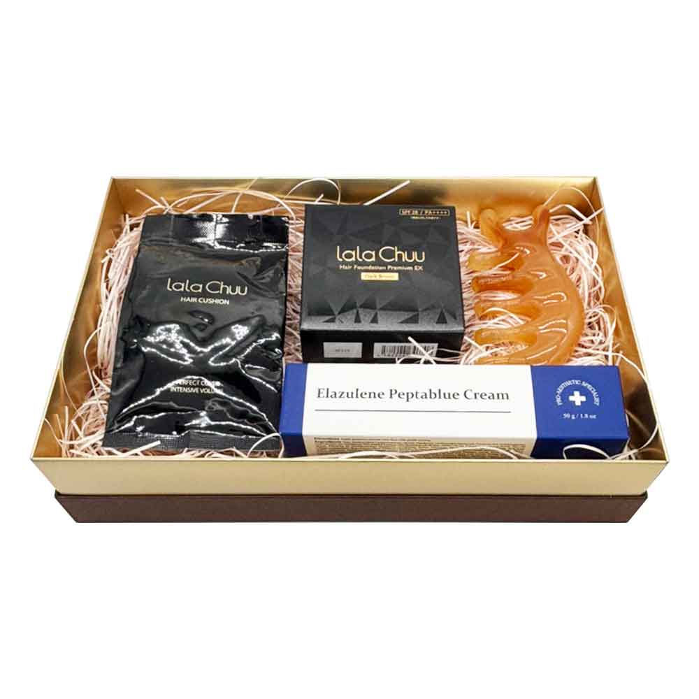 【母の日特別BOX】スペシャルセット 大人の美しさを贈る ビューティーケア4点セット（ヘアファンデーション本品・レフィル・オールインワンクリーム・カッサ）【なくなり次第終了】