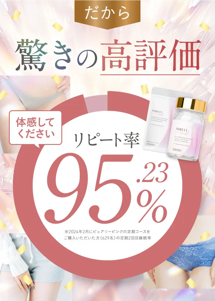 リピート率95.23％