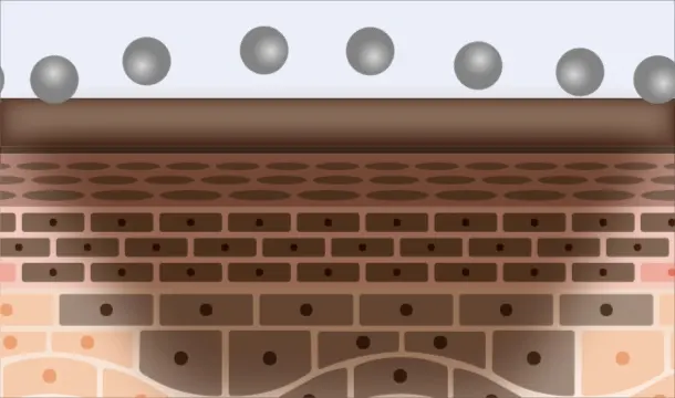 有効成分が浸透しない