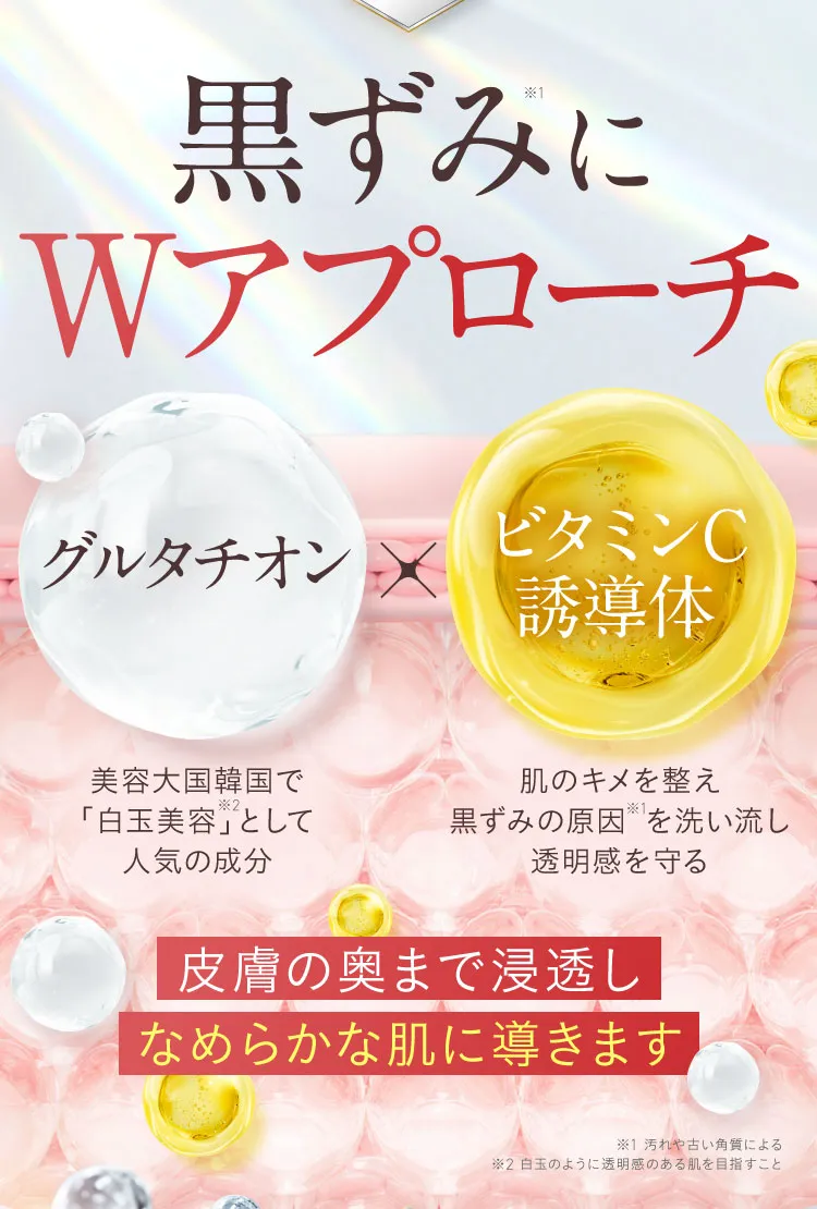 黒ずみにWアプローチ