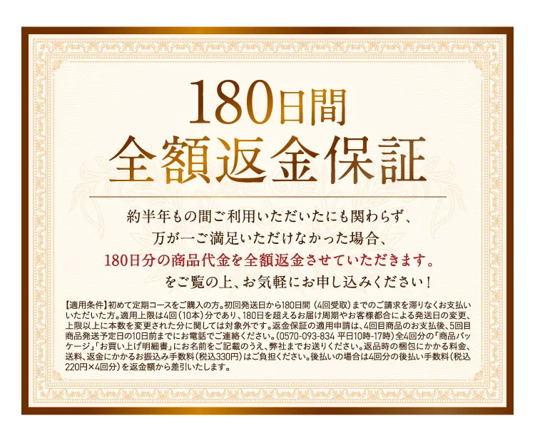返金保証