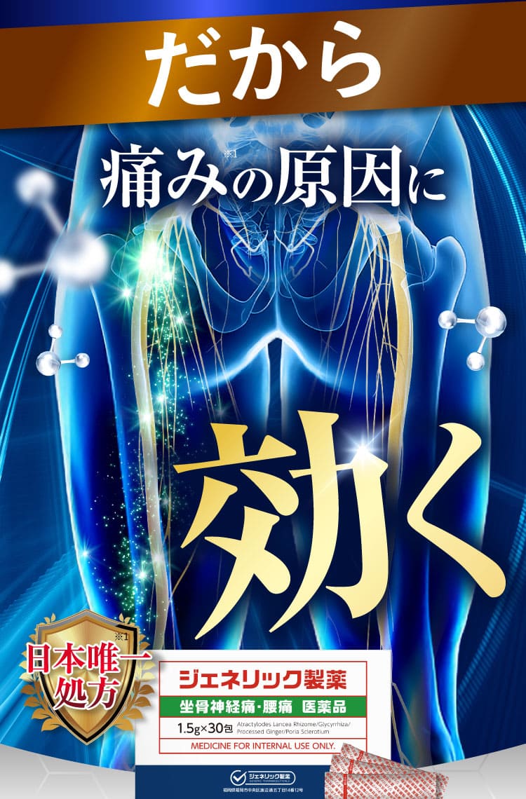 痛みの原因にズバッと効く｜ザコツフェリン