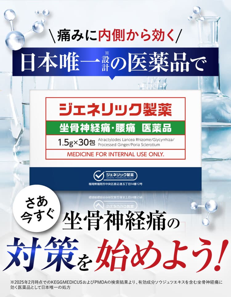 坐骨神経痛の治療を始めよう！｜ザコツフェリン