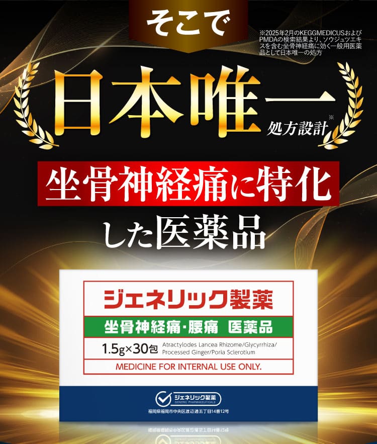 治らない坐骨神経痛｜ザコツフェリン