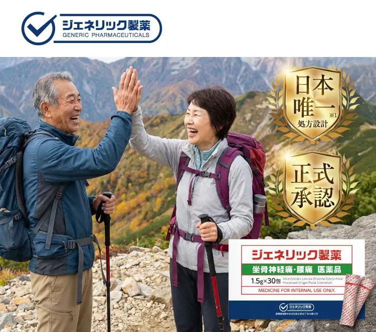 ジェネリック製薬坐骨神経痛医薬品