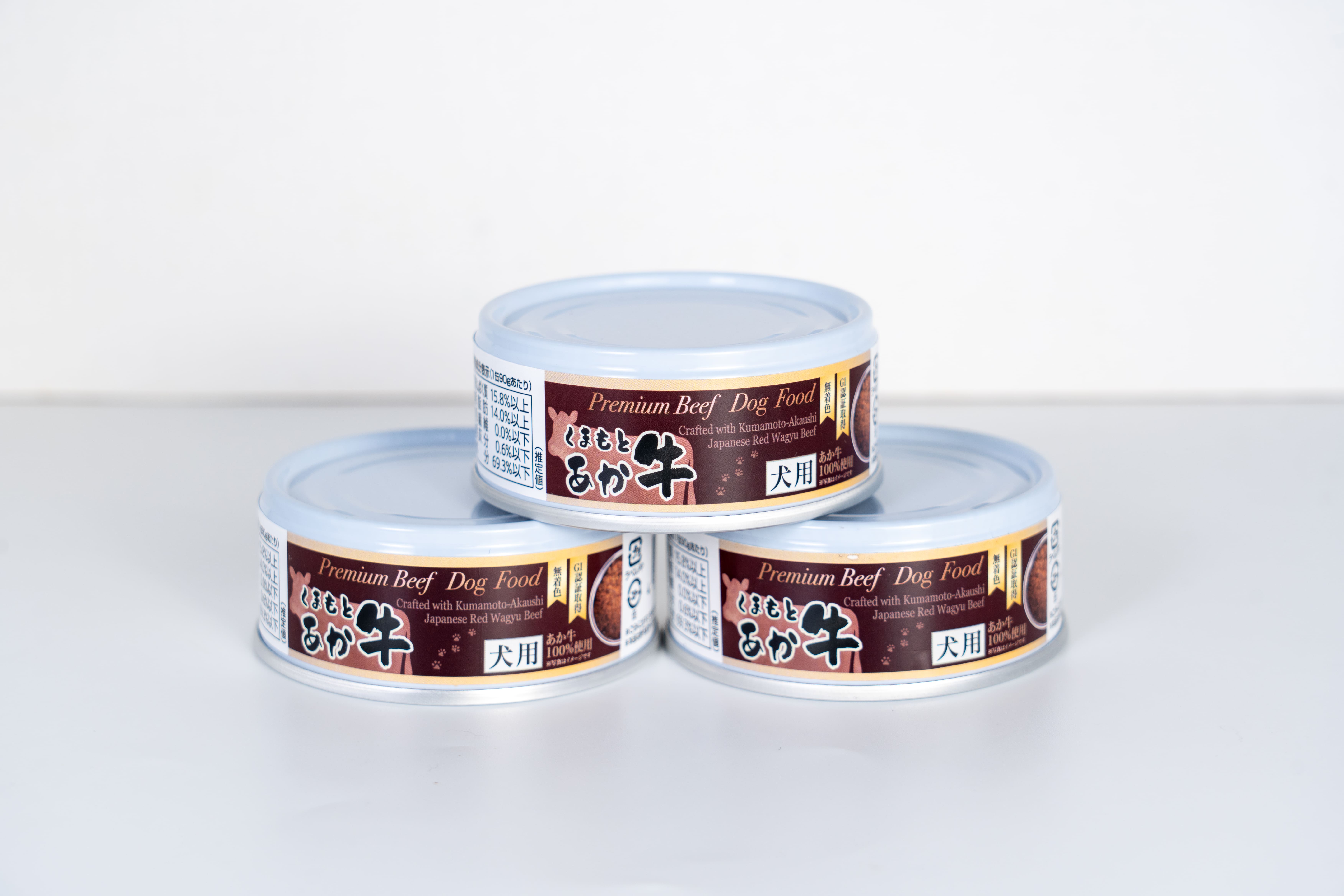 ドッグフードあか牛缶詰90ｇ 3個セット（定期販売商品）