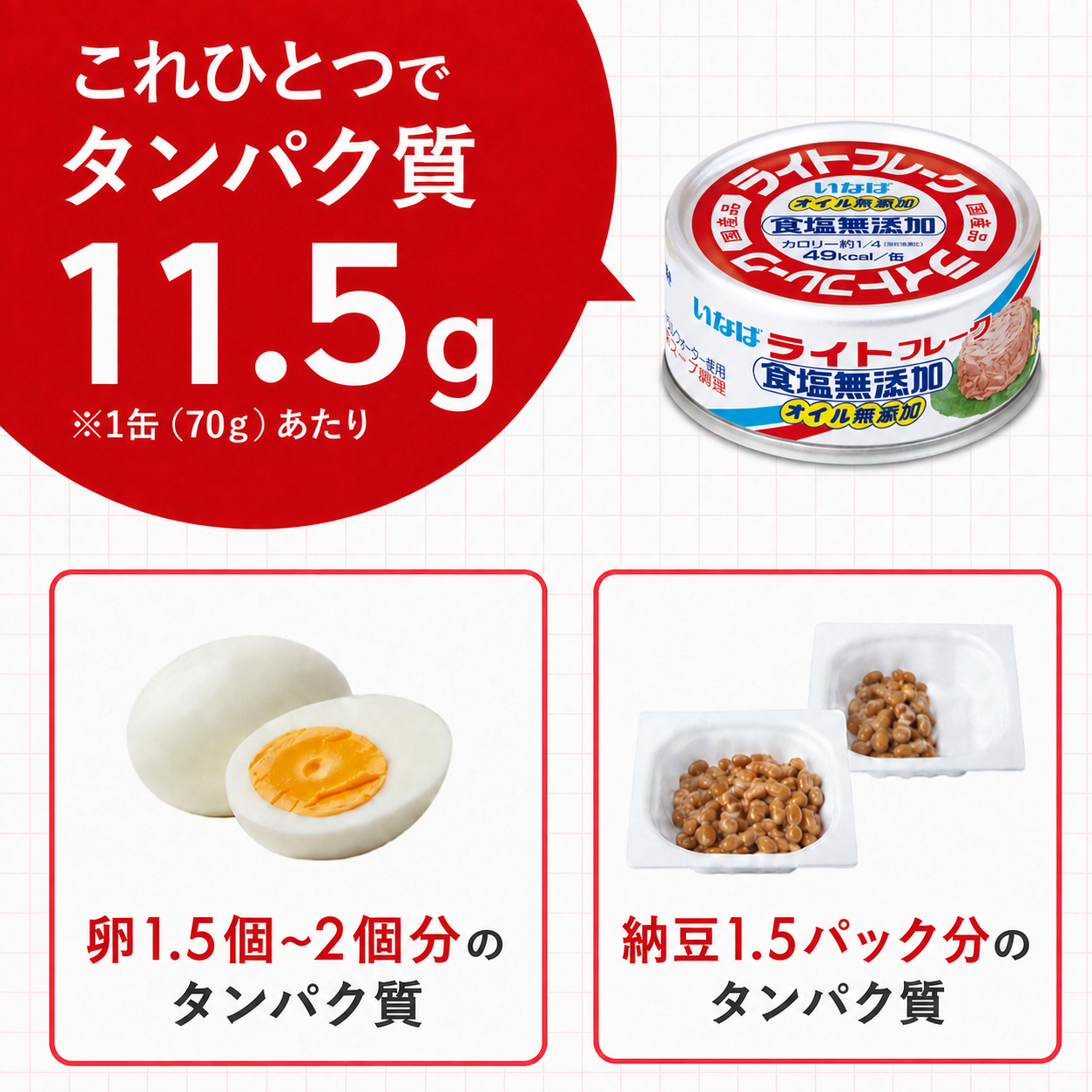 国産 ライトフレーク 食塩無添加 オイル無添加 セット数: 単品