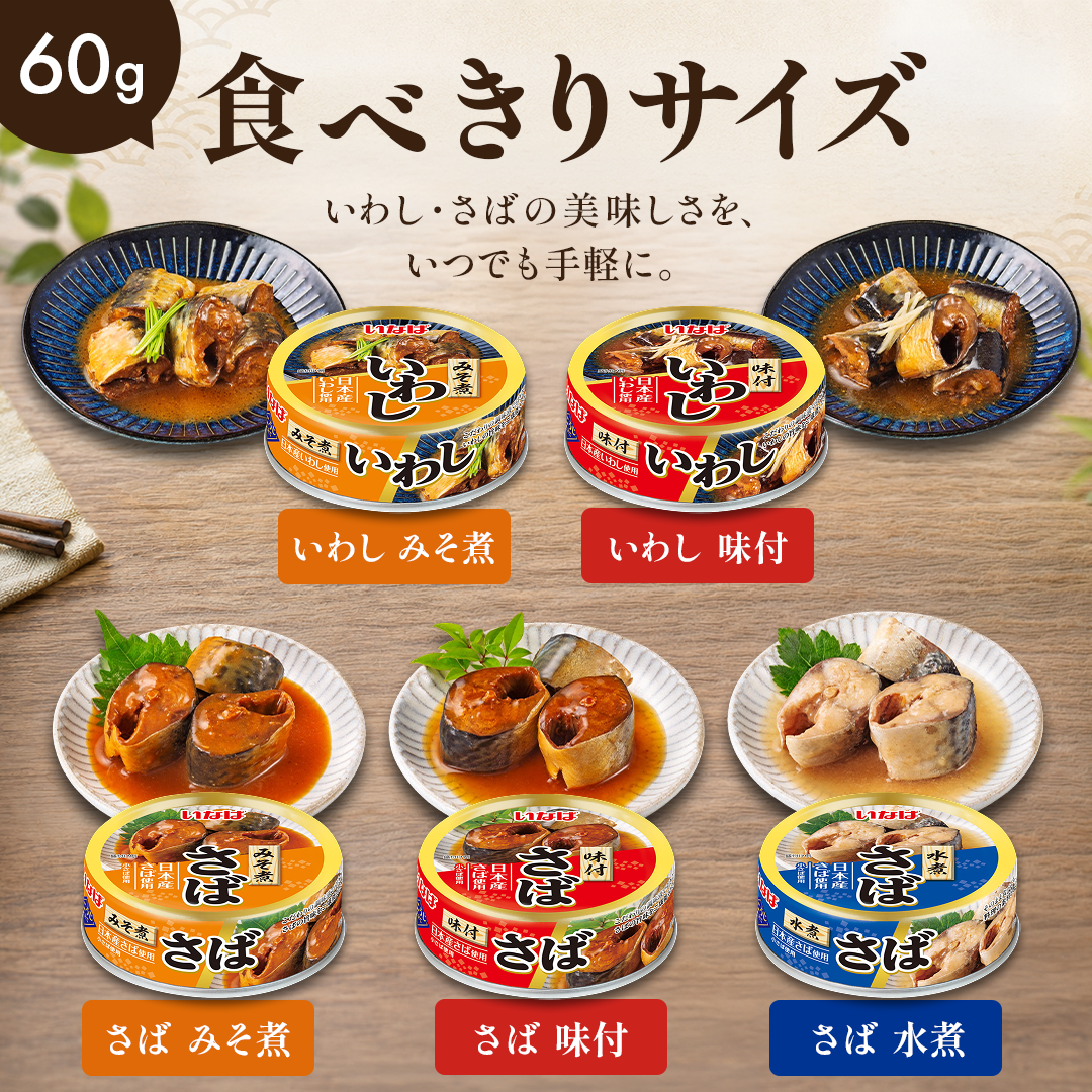 ひと口さば　味付 セット数: 単品, サイズ: 115g