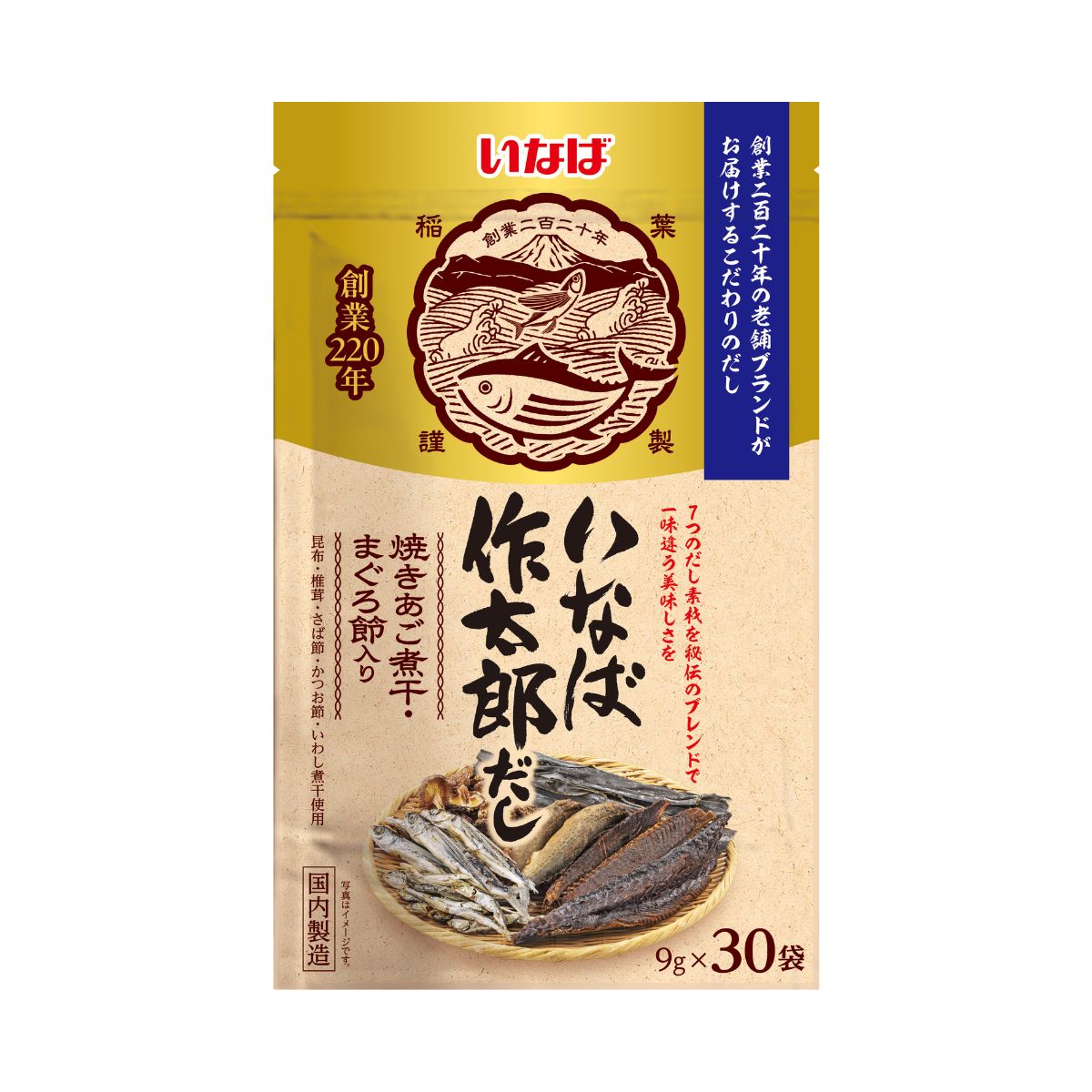 いなば作太郎だし　30袋入り セット数: 単品