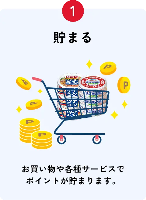 貯まる