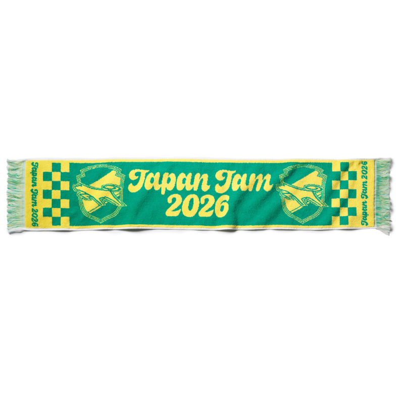 JAPANJAM2026コラボマフラータオル（グリーン×イエロー）