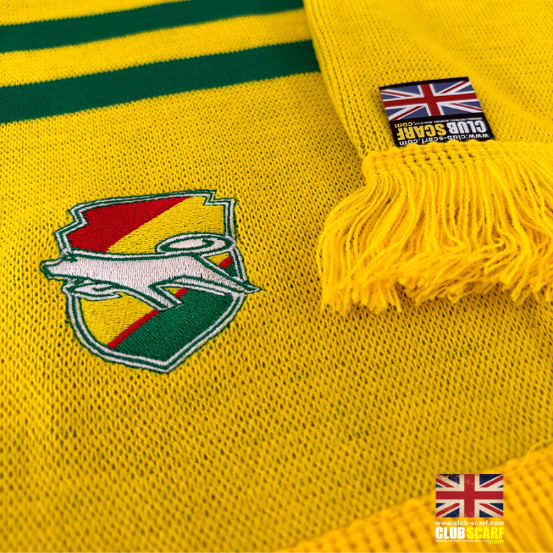 英国製レスターBARスカーフ刺繡入