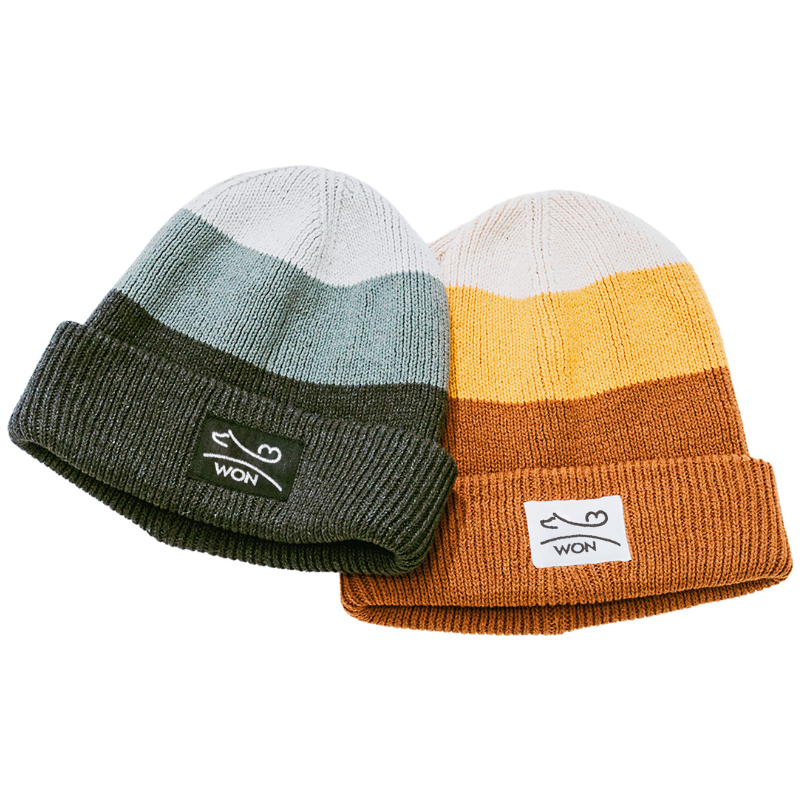 [WON]ニットキャップ カラー: ブラック