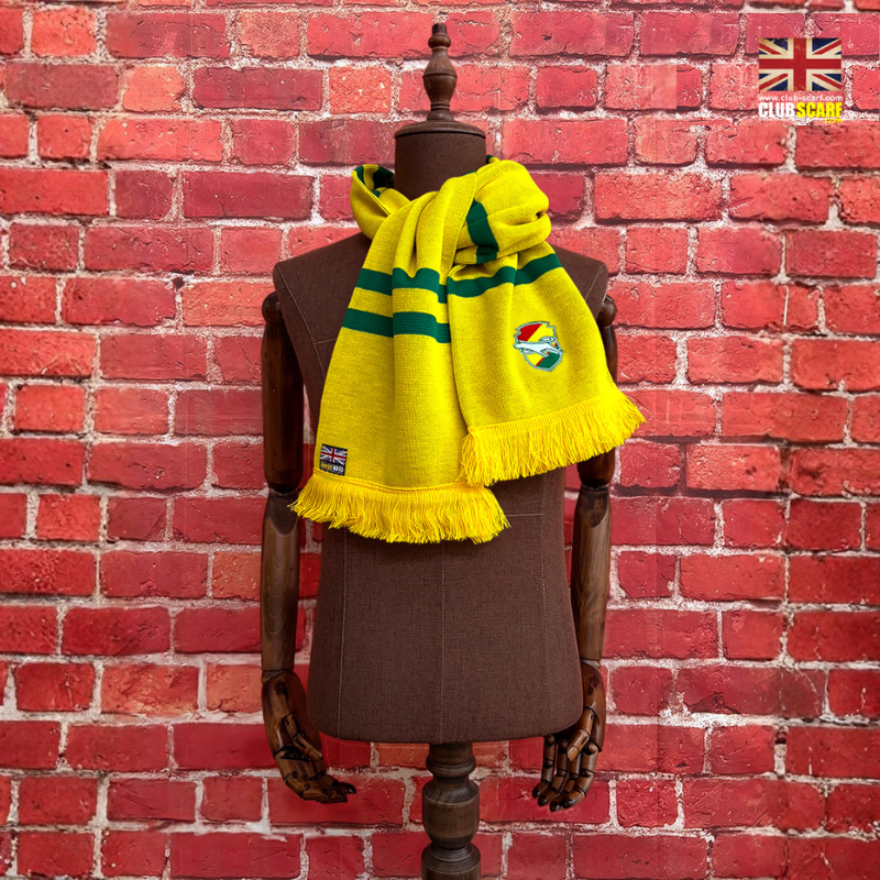 英国製レスターBARスカーフ刺繡入