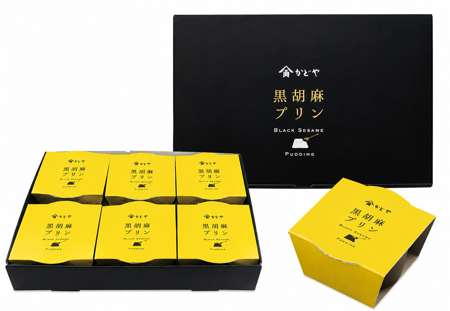 黒胡麻プリン　6個入