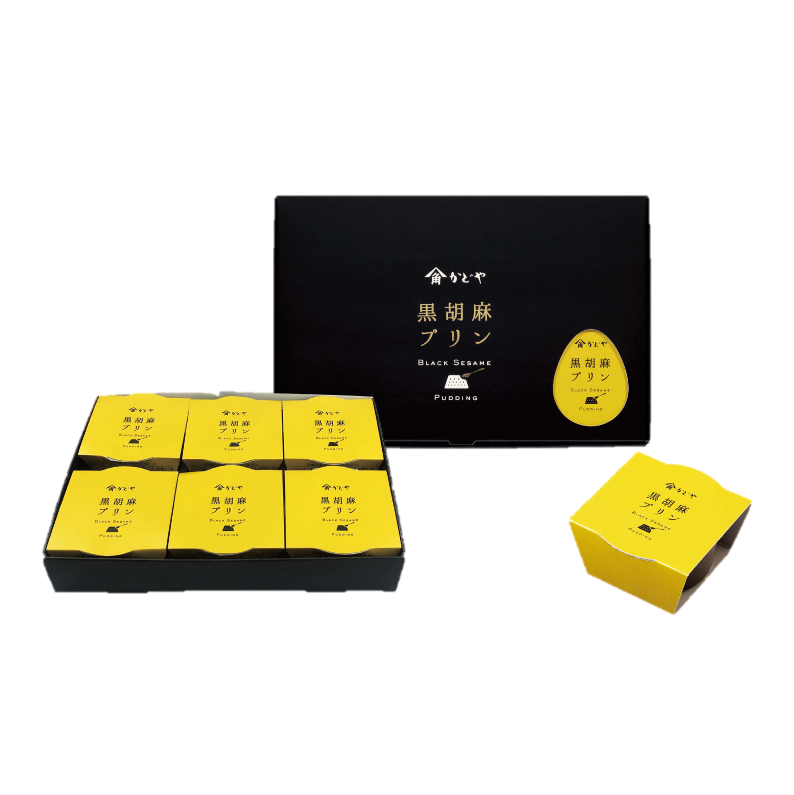 黒胡麻プリン　6個入
