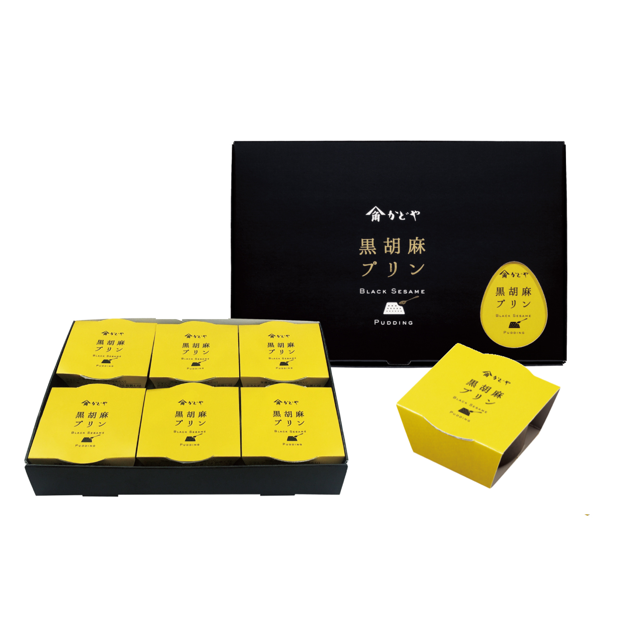 黒胡麻プリン　6個入
