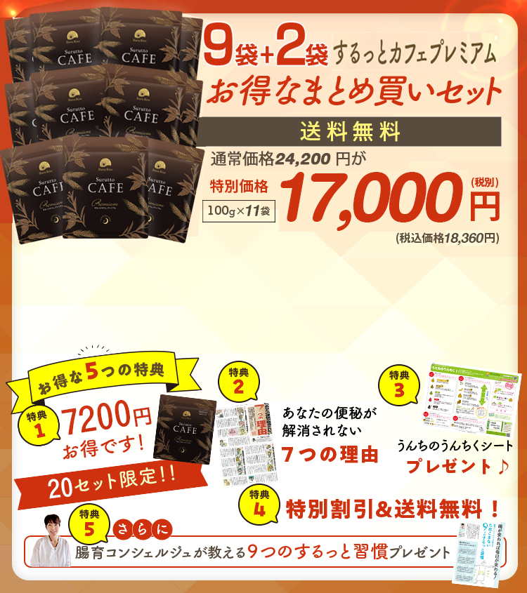 するっとカフェプレミアム購入