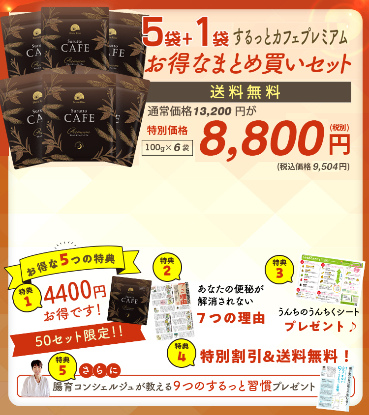 するっとカフェプレミアム購入