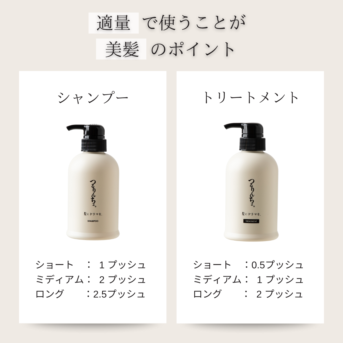 つるりんちょ シャンプートリートメントボトル セット】つるりんちょ。シャンプー&トリートメント(ボトル