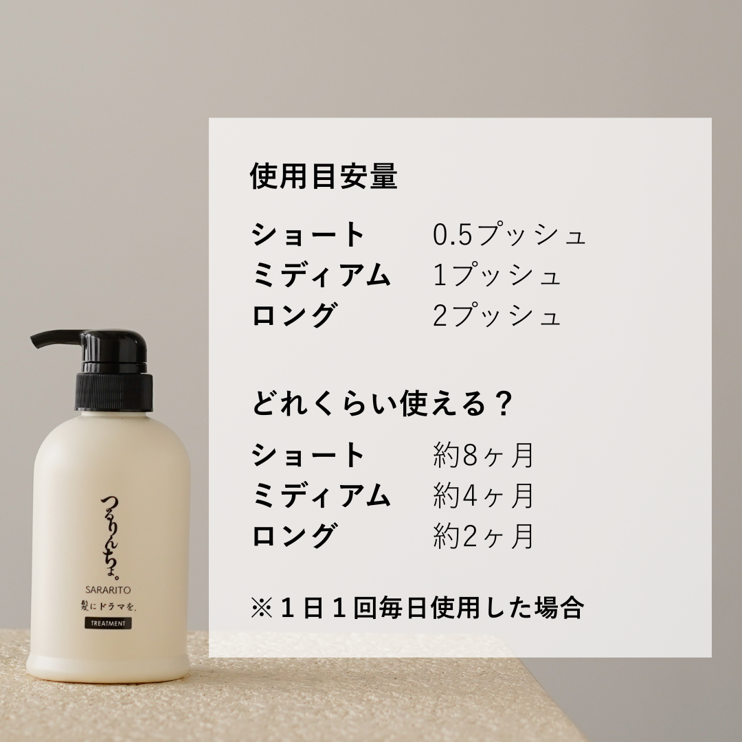 【定期】つるりんちょ。トリートメントSARARITO380g
