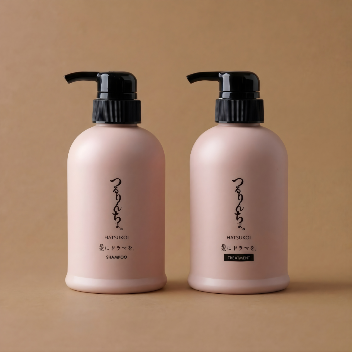 【セット】つるりんちょ。 HATSUKOI シャンプー＆トリートメント（ボトル）