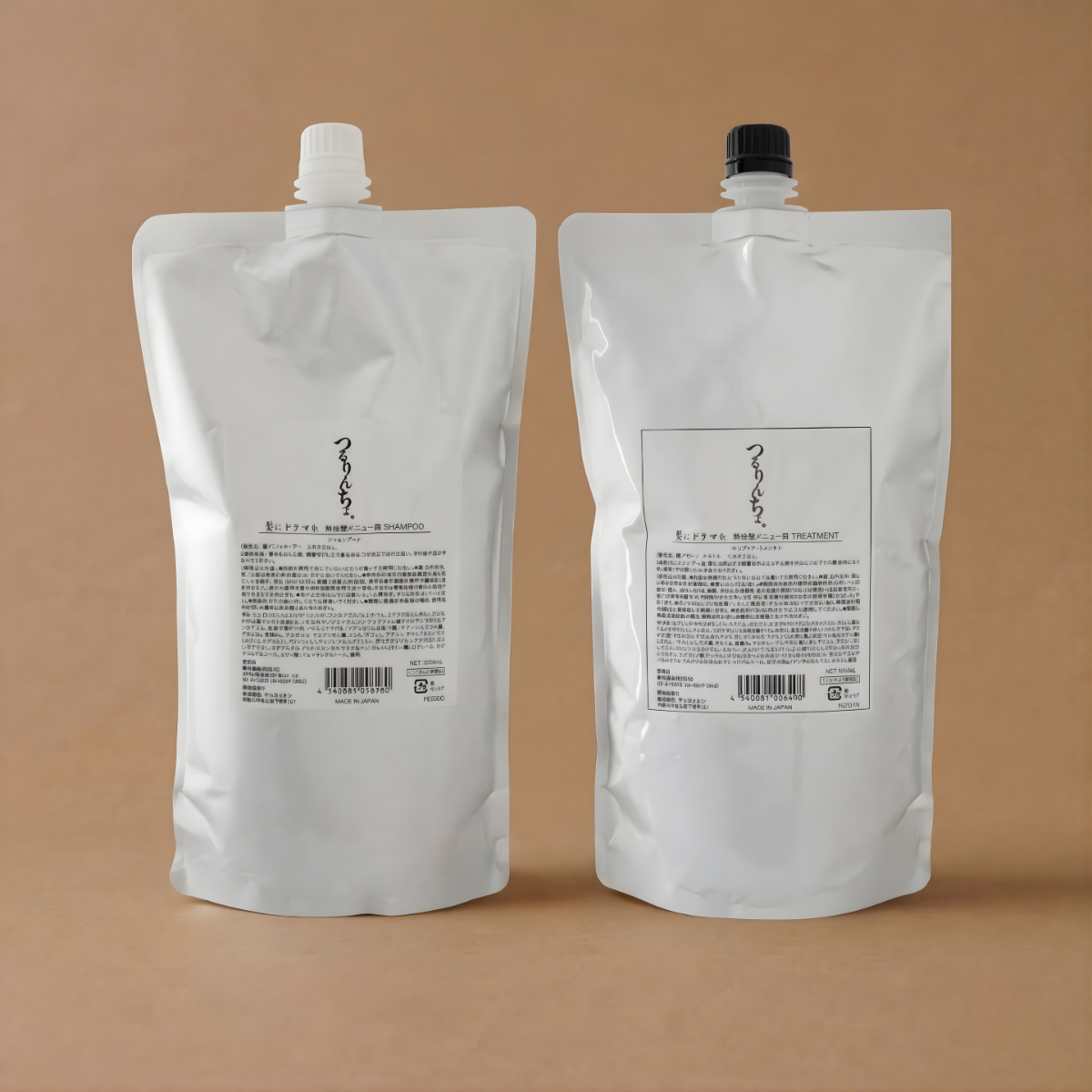 【定期】【セット】つるりんちょ。シャンプー＆トリートメント1000ml（業務用）