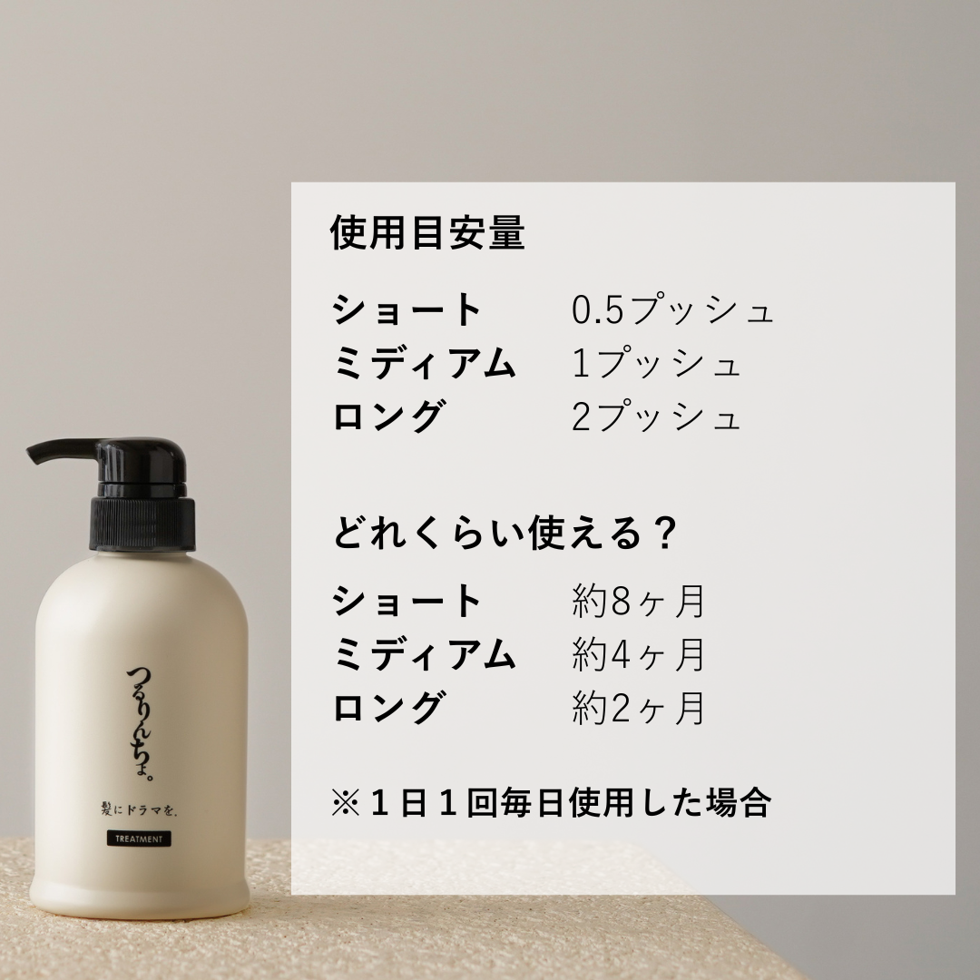 【セット】つるりんちょ。 HATSUKOI シャンプー&トリートメント(ボトル)