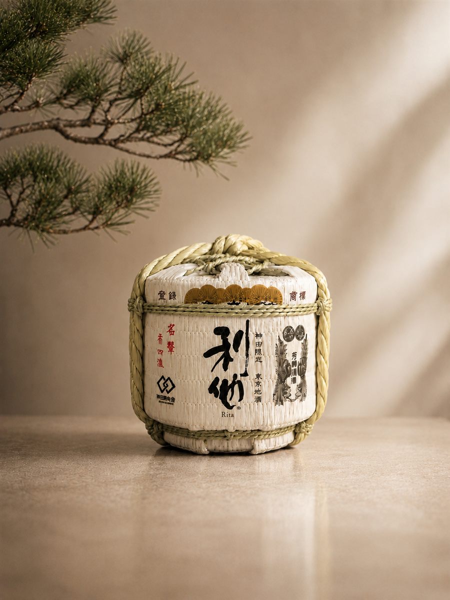 【地域限定販売】利他 ミニ樽（特別純米 利他）｜300ml