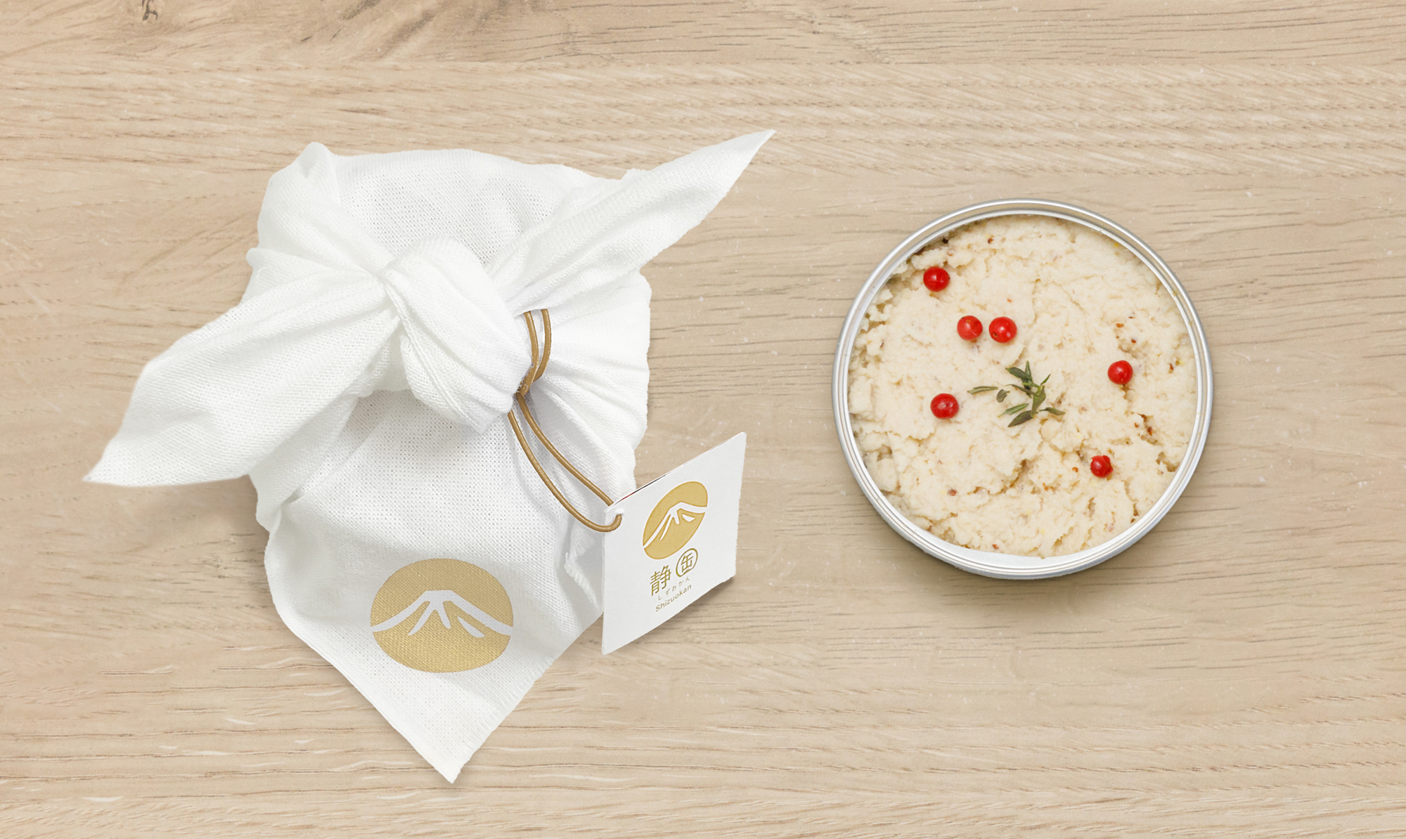 ニジマスのリエット【手ぬぐい包装】