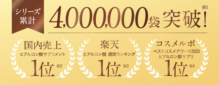 3,000,000袋突破!