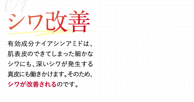シワ改善
