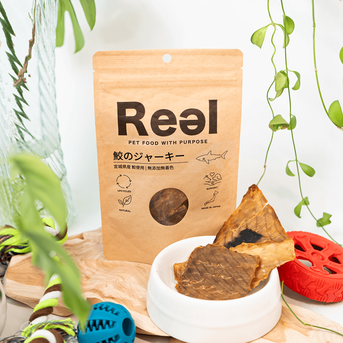 【犬用おやつ】<br>鮫のジャーキー 50g