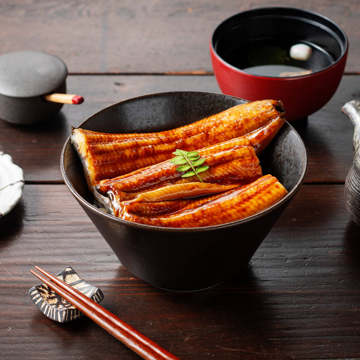 【送料無料】<br>【期間限定商品】鰻喫セット（長焼【大】1尾＋きざみ4袋）<br>＜ 2〜4人前＞