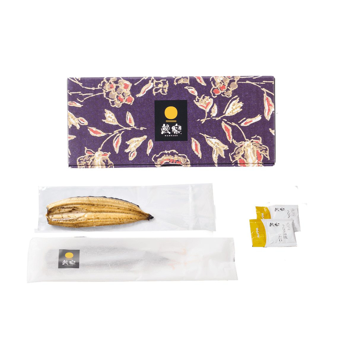 鰻楽公式限定,紅白セット,長焼き1尾,白焼1尾-鰻楽公式オンライン