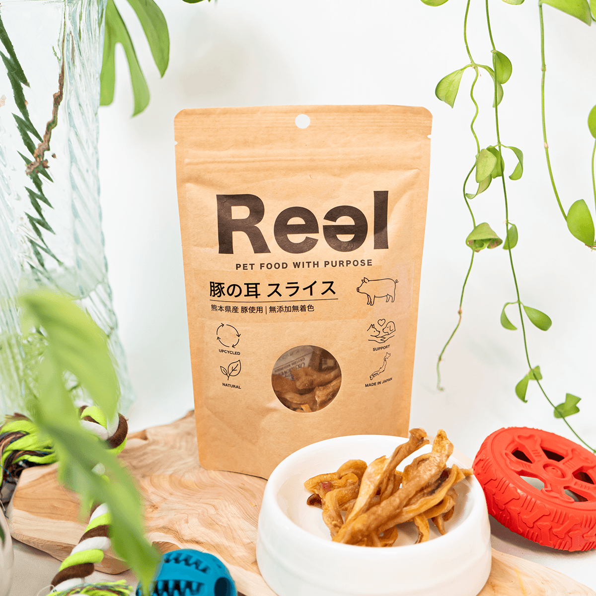 【犬用おやつ】<br>豚の耳 スライス 50g