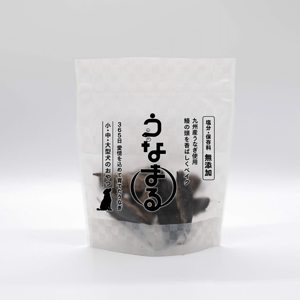公式先行発売！『うなまる』<br>（九州産うなぎの頭使用）<br>養鰻家がつくった犬のおやつ<br>3袋セット