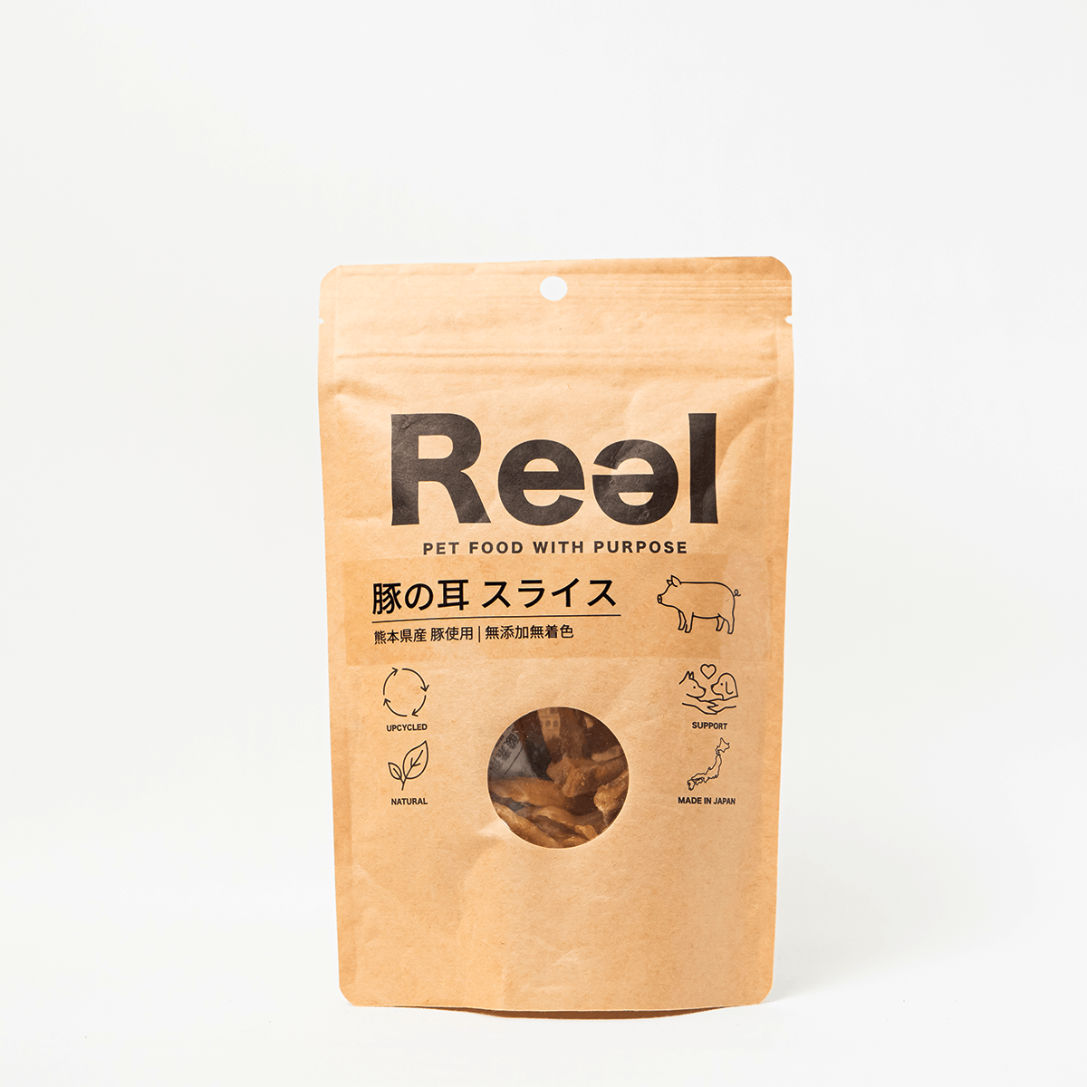 【犬用おやつ】<br>豚の耳 スライス 50g