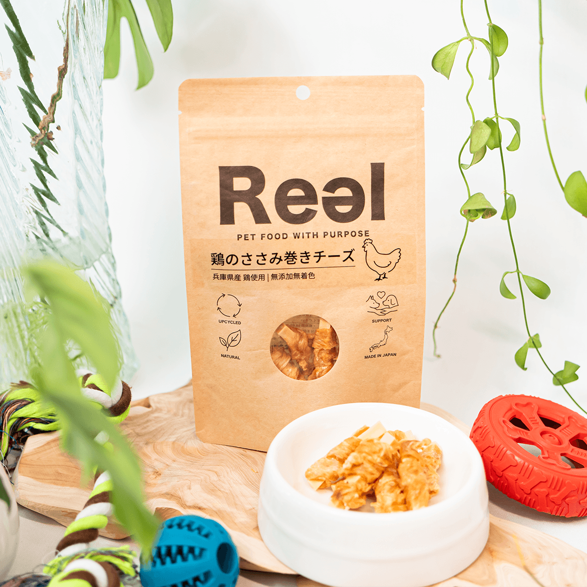 【犬用おやつ】<br>ささみ巻チーズ 7本
