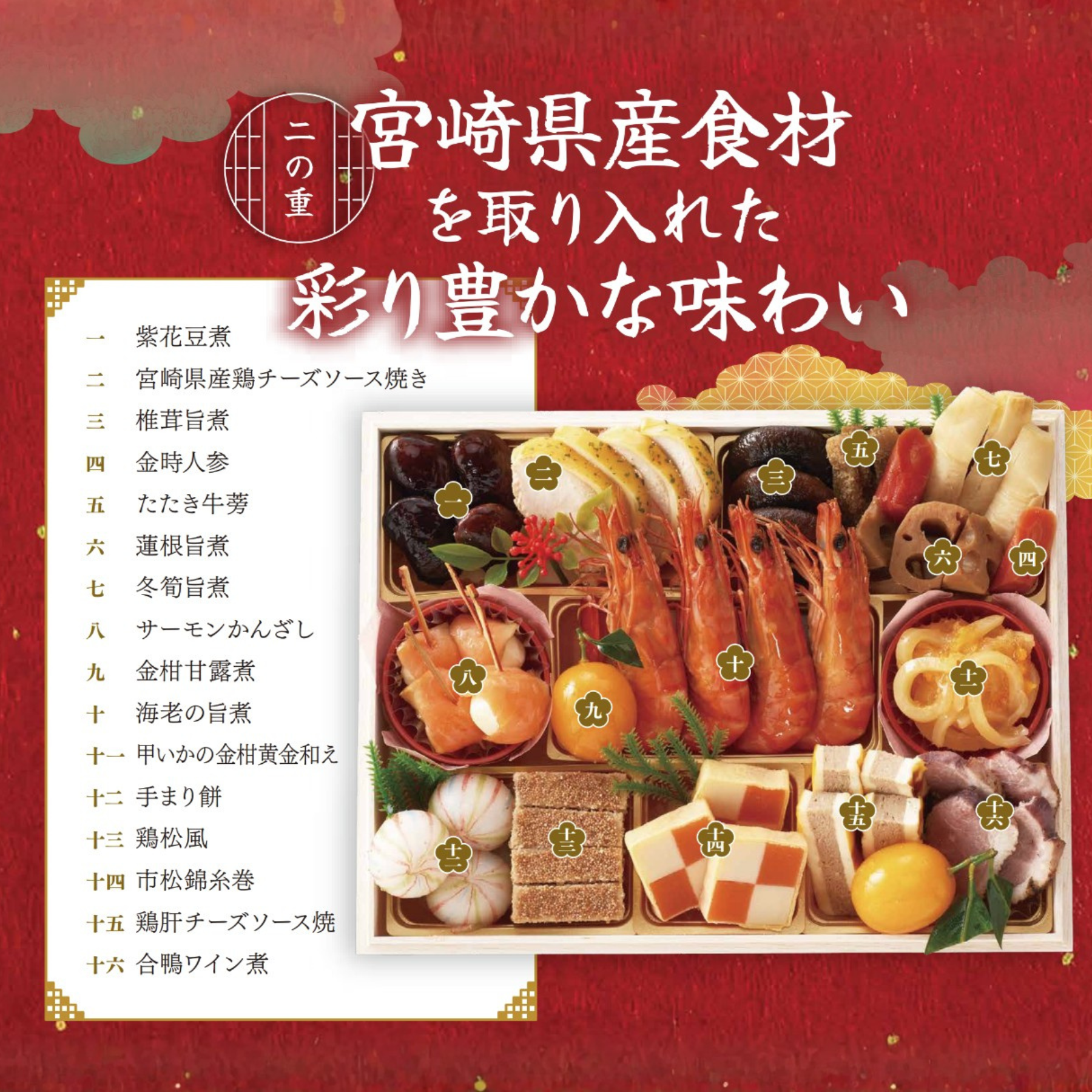 【予約商品】<br>鰻楽 『うなぎ×宮崎』 贅沢うなぎづくし二段重<br>3～4人前