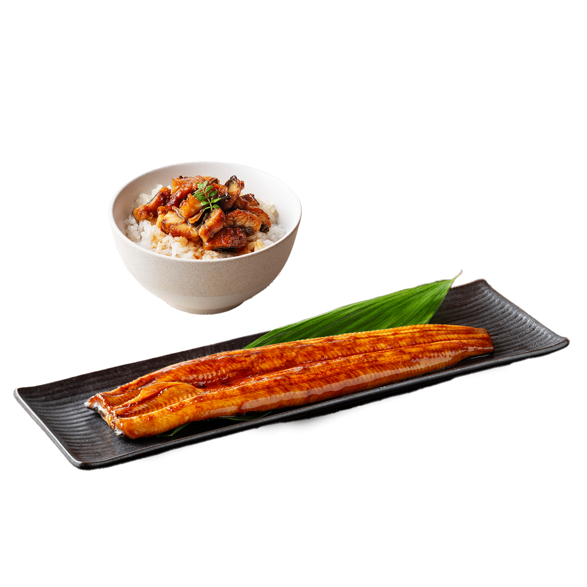 【送料無料】<br>【期間限定商品】鰻喫セット（長焼【大】1尾＋きざみ4袋）<br>＜ 2〜4人前＞